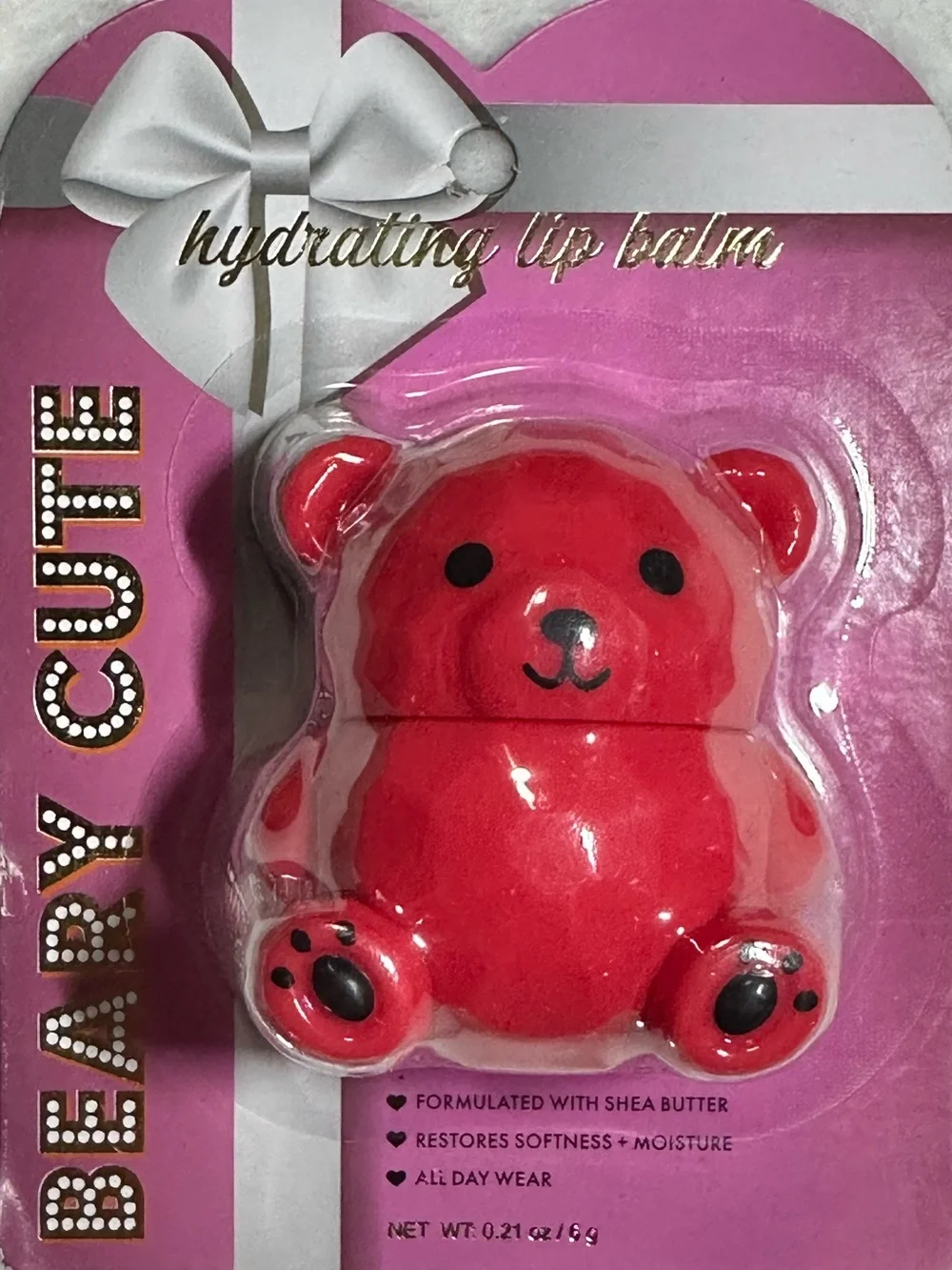 🧸 Beary Cute Hydrating Teddy Bear Lip Balm 2pc Set 🧸